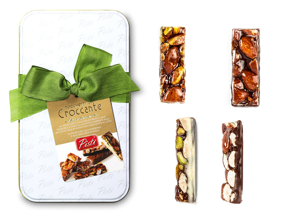 Tocchetti di Croccante assortiti in confezione regalo | Pisti Shop