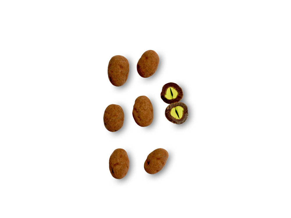 Chicchi di Pistacchio ricoperti di cioccolato extra fondente | Pistì