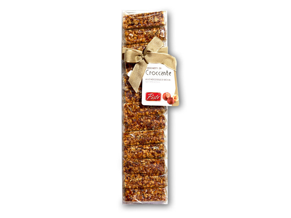 Tocchetti di Croccante alla Nocciola di Sicilia in astuccio | Pisti Shop