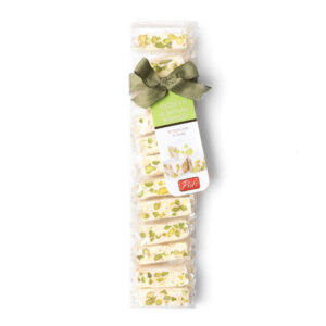 Tocchetti di Torrone morbido al Pistacchio di Sicilia in astuccio | Pisti Shop