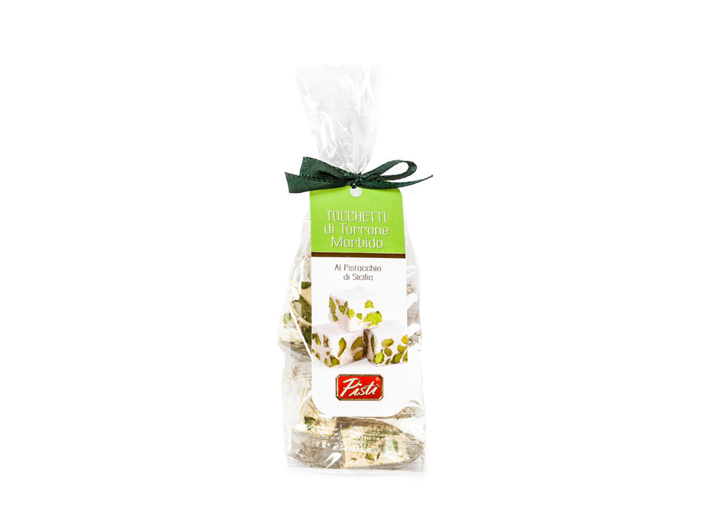 Tocchetti di Torrone morbido al Pistacchio di Sicilia | Pisti Shop