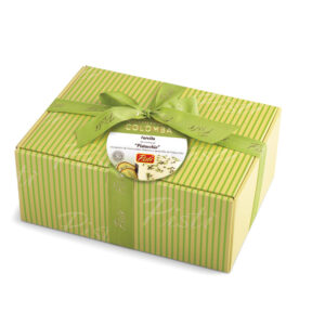 Colomba Farcita con Crema di Pistacchio e Ricoperta di Cioccolato Bianco - Scatola