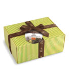 Colomba Farcita con Crema di Pistacchio e Ricoperta di Cioccolato Fondente - Scatola