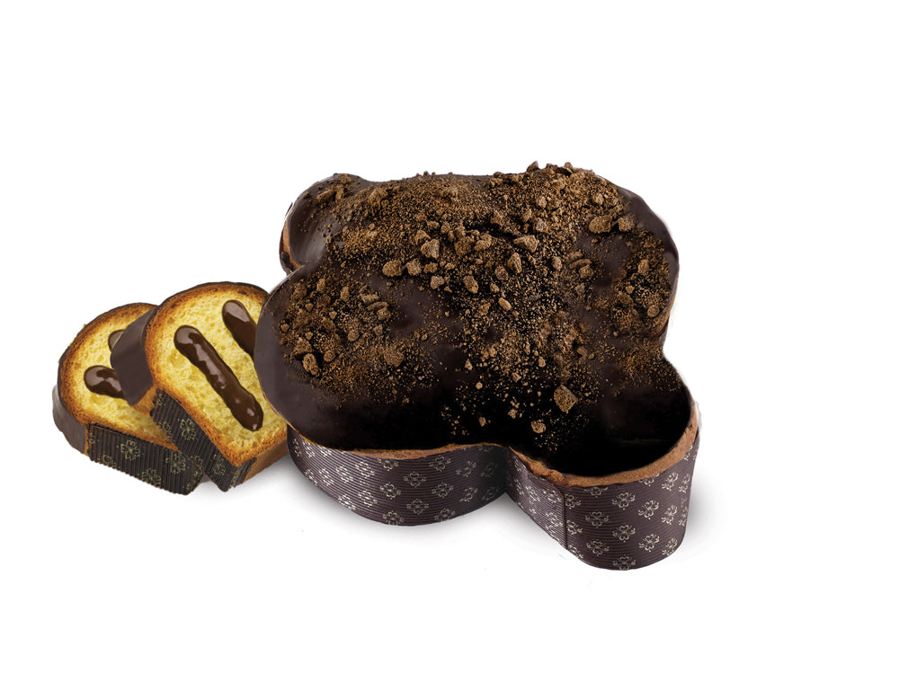 Colomba Farcita con Crema al Cioccolato di Modica IGP e ricoperta di Cioccolato di Modica Igp - Scatola - Image 3