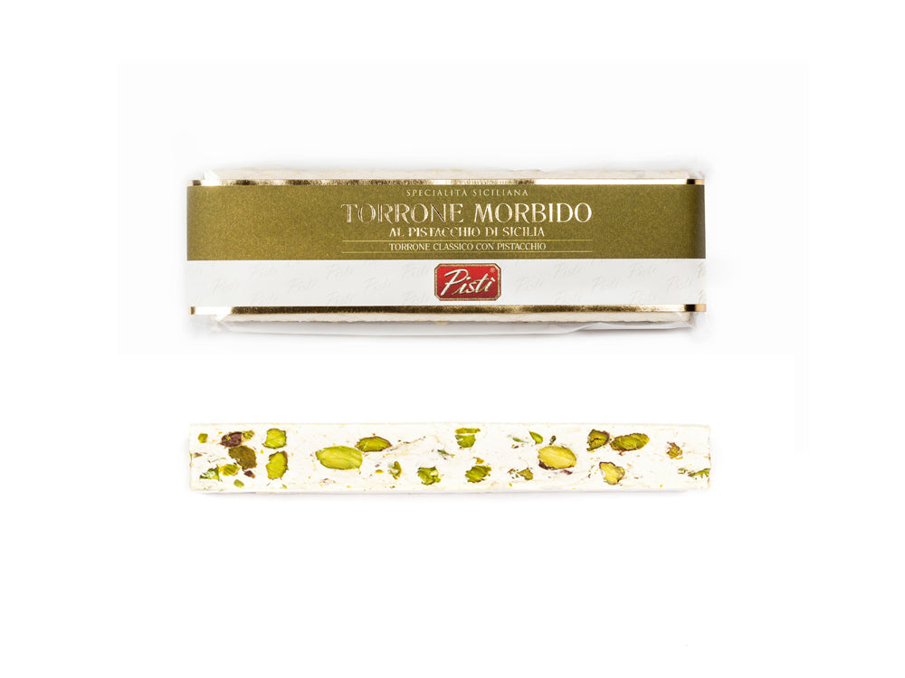 Torrone morbido al Pistacchio di Sicilia in flow-pack | Pisti Shop
