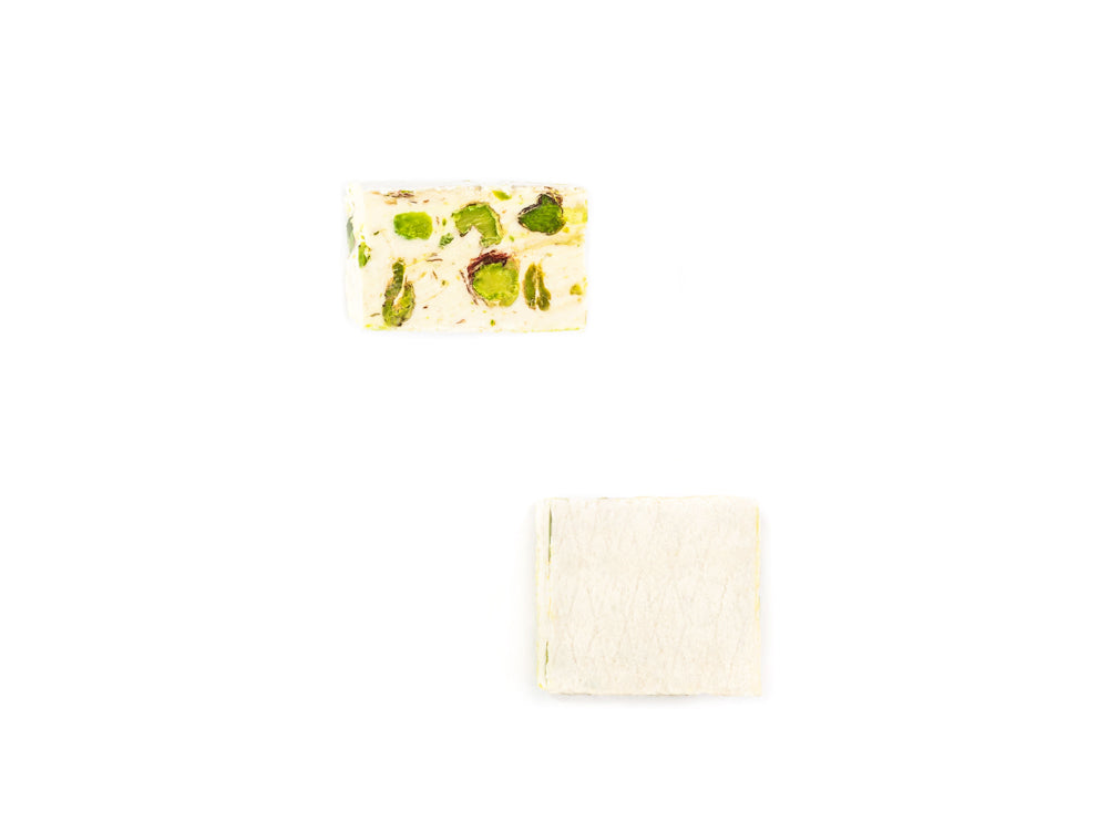 Tocchetti di Torrone morbido al Pistacchio di Sicilia | Pisti Shop