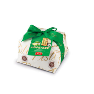 Panettone Farcito al Pistacchio e Ricoperto di Cioccolato Bianco