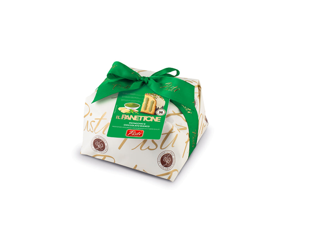 Panettone Farcito al Pistacchio e Ricoperto di Cioccolato Bianco - Image 2