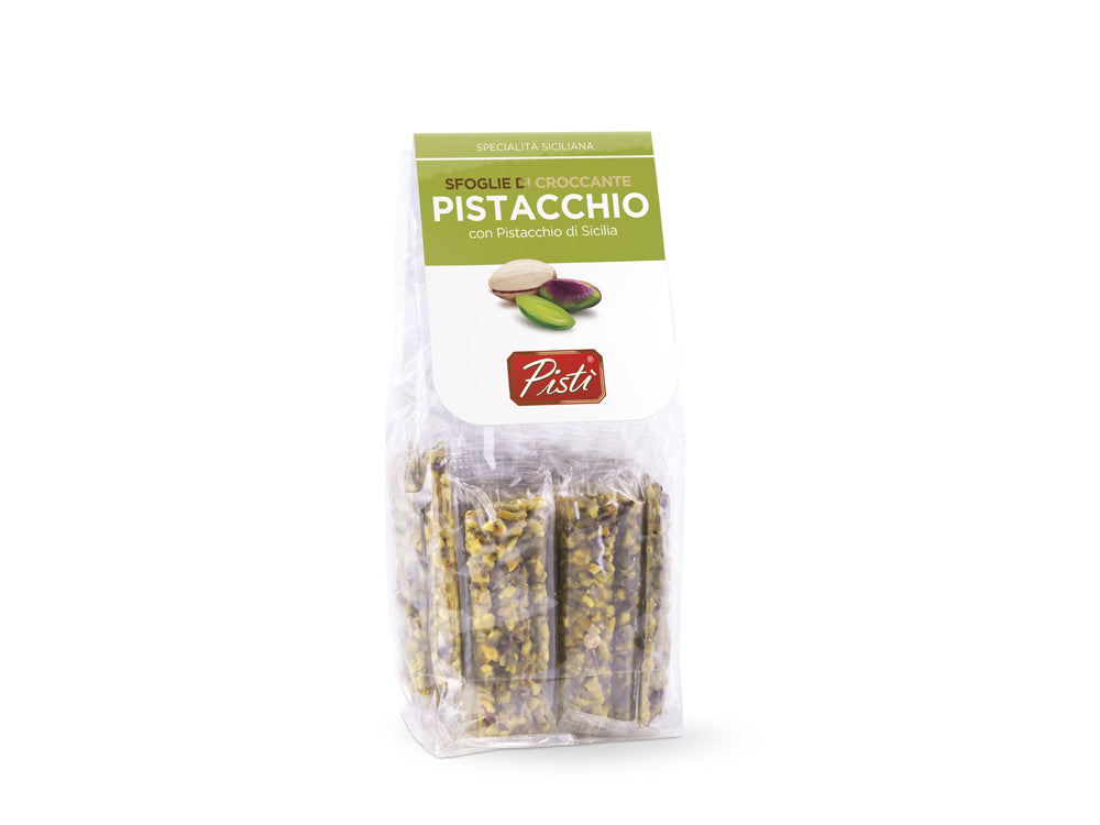 Sfoglie di Croccante al Pistacchio di Sicilia - Pisti Shop