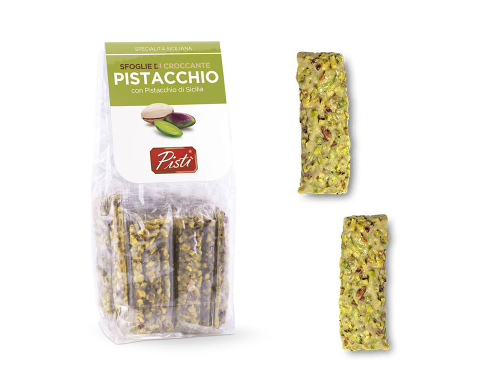 Sfoglie di Croccante al Pistacchio di Sicilia - Pisti Shop