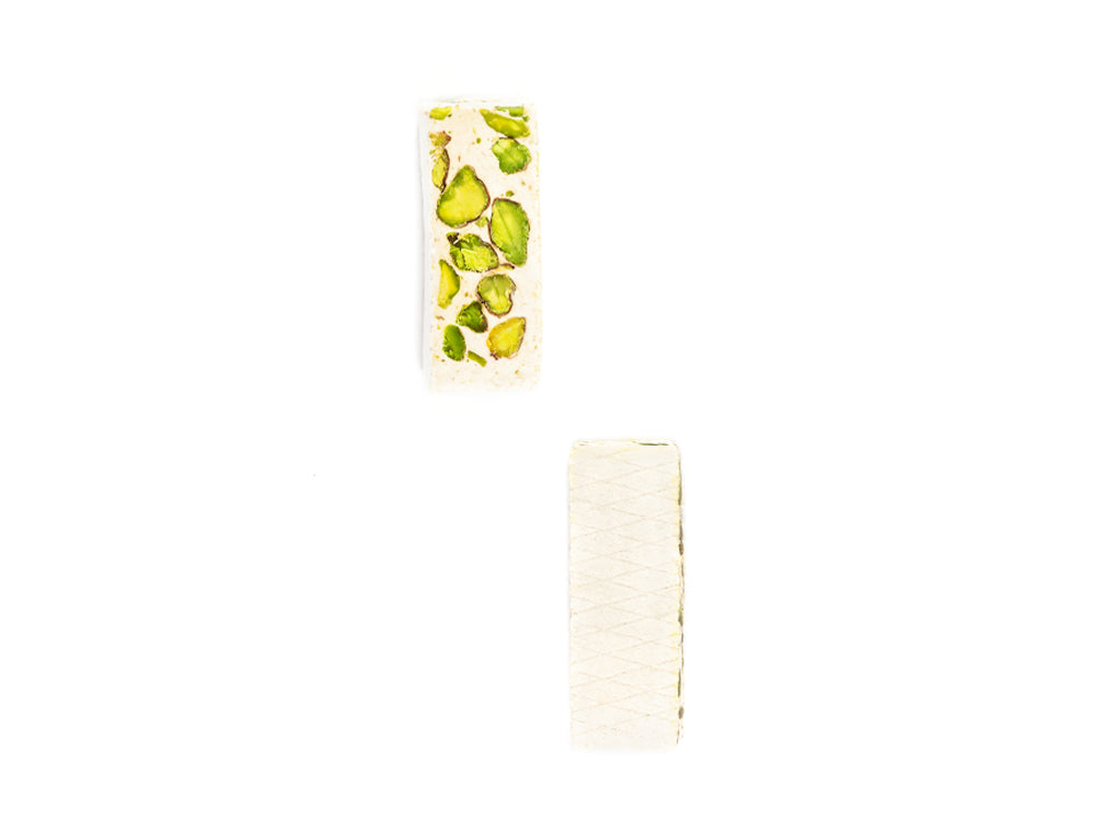 Tocchetti di Torrone morbido al Pistacchio di Sicilia in astuccio | Pisti Shop