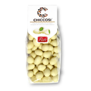 Chicchi di Pistacchio ricoperti di cioccolato bianco | Pisti Shop
